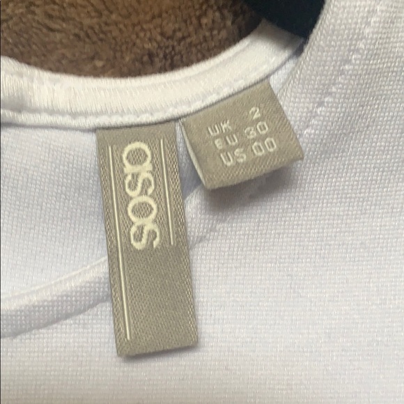 ASOS petite mono color block t-shirt dress - Picture 3 of 3